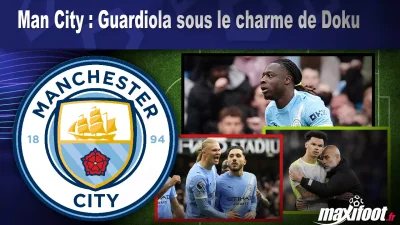 Man City : Guardiola sous le charme de Doku