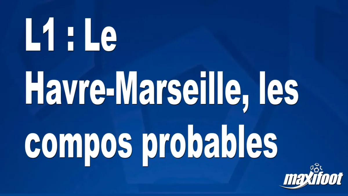 L1 : Le Havre-Marseille, les titulaires probables