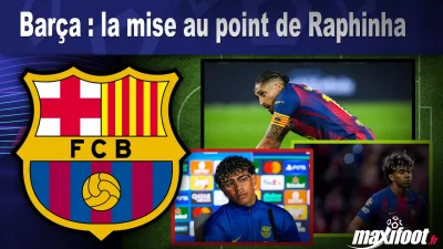 Barça : la mise au point de Raphinha