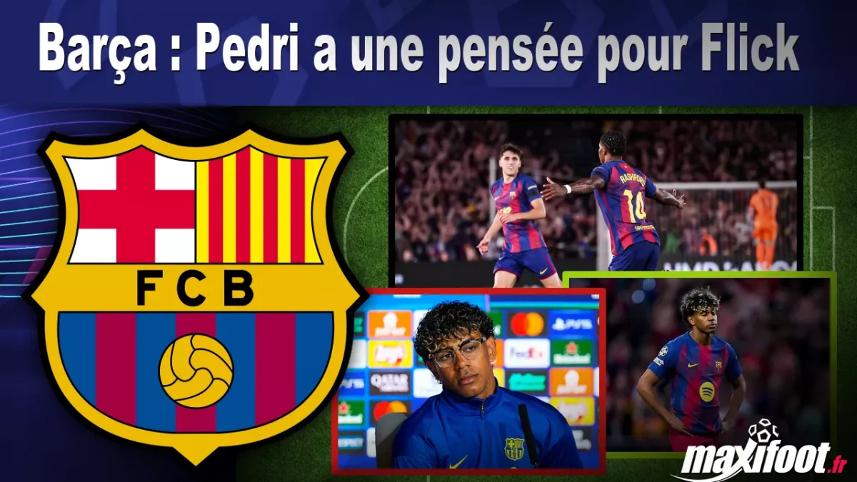 Barça : Pedri a une pensée pour Flick