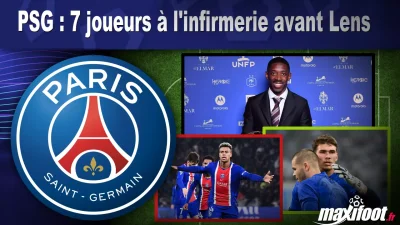 PSG : 7 joueurs à l'infirmerie avant Lens