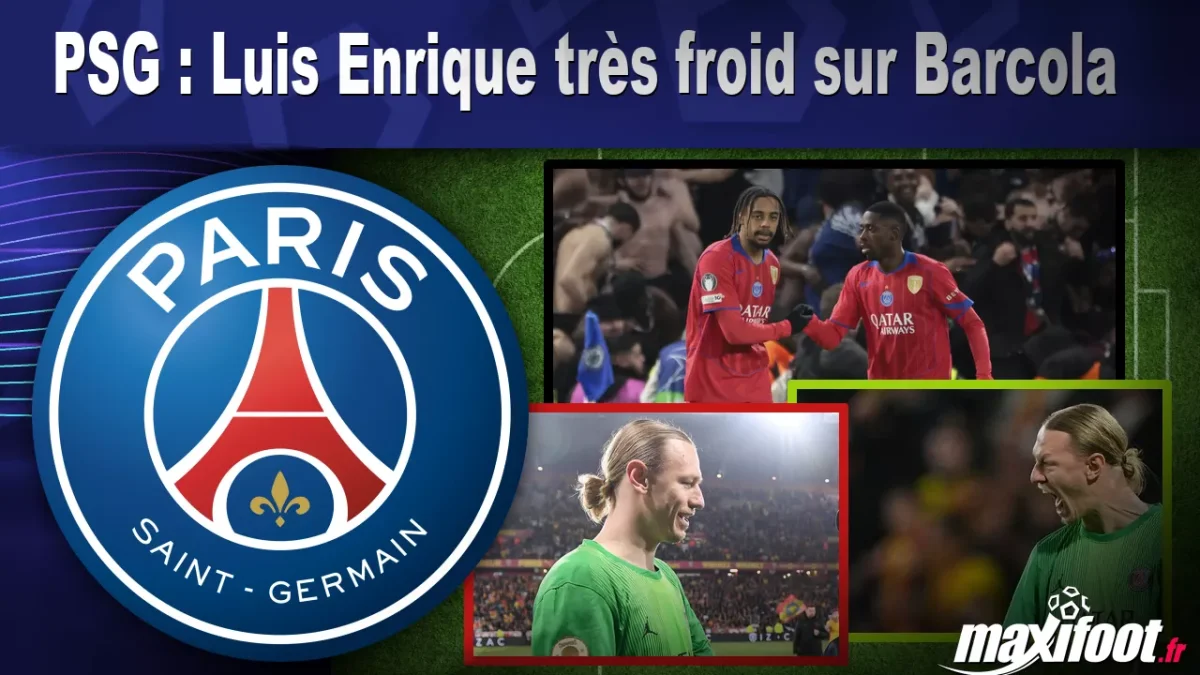 PSG : Luis Enrique très froid sur Barcola