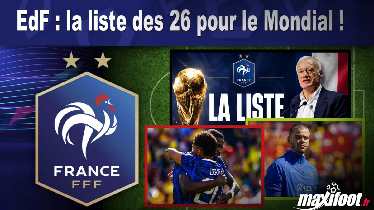 EdF : la liste des 26 pour le Mondial !