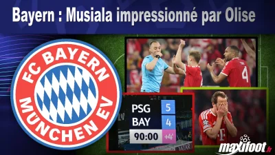 Bayern : Musiala impressionné par Olise