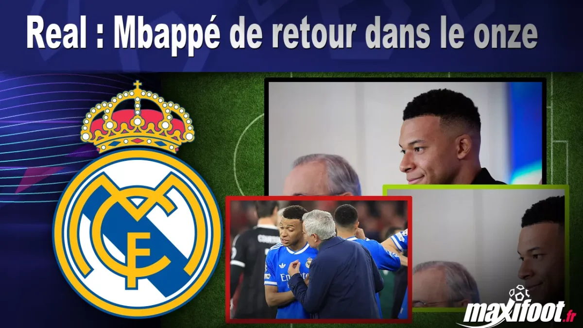Real : Mbappé de retour dans le onze
