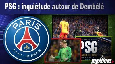 PSG : inquiétude autour de Dembélé