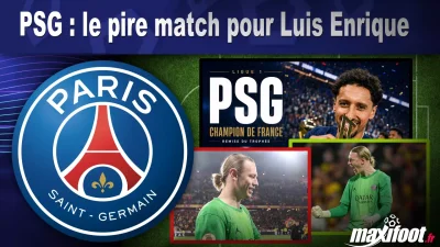 PSG : le pire match pour Luis Enrique
