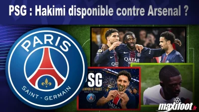 PSG : Hakimi disponible contre Arsenal ?