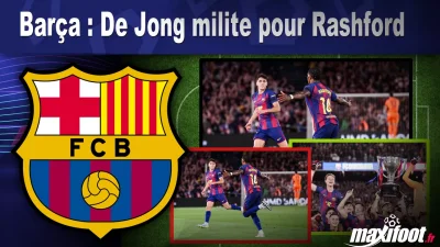 Barça : De Jong milite pour Rashford