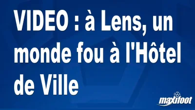 à Lens, un monde fou à l'Hôtel de Ville