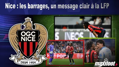 Nice : les barrages, un message clair à la LFP