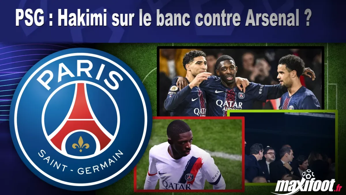 PSG : Hakimi sur le banc contre Arsenal ?