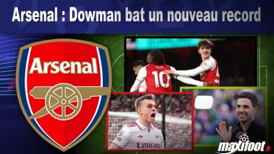 Arsenal : Dowman bat un nouveau record