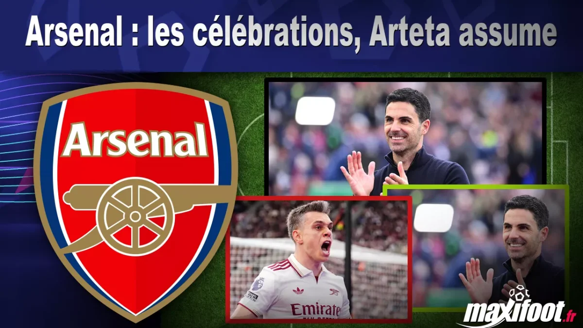 Arsenal : les célébrations, Arteta assume