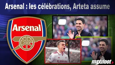 Arsenal : les célébrations, Arteta assume