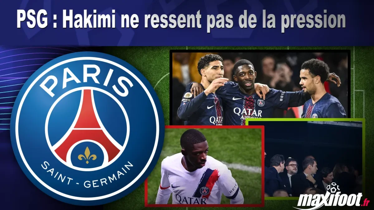 PSG : Hakimi ne ressent pas de la pression
