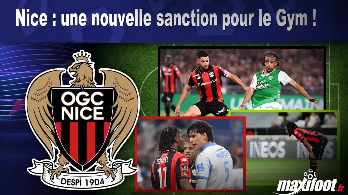 Nice : une nouvelle sanction pour le Gym !