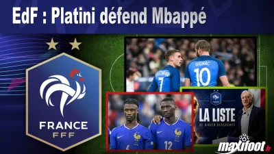 EdF : Platini défend Mbappé