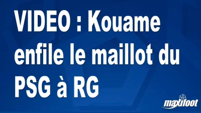 Kouame enfile le maillot du PSG à RG