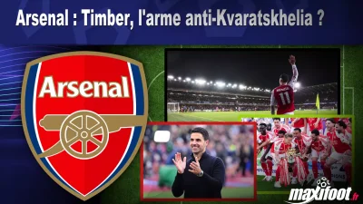 Arsenal : Timber, l'arme anti-Kvaratskhelia ?