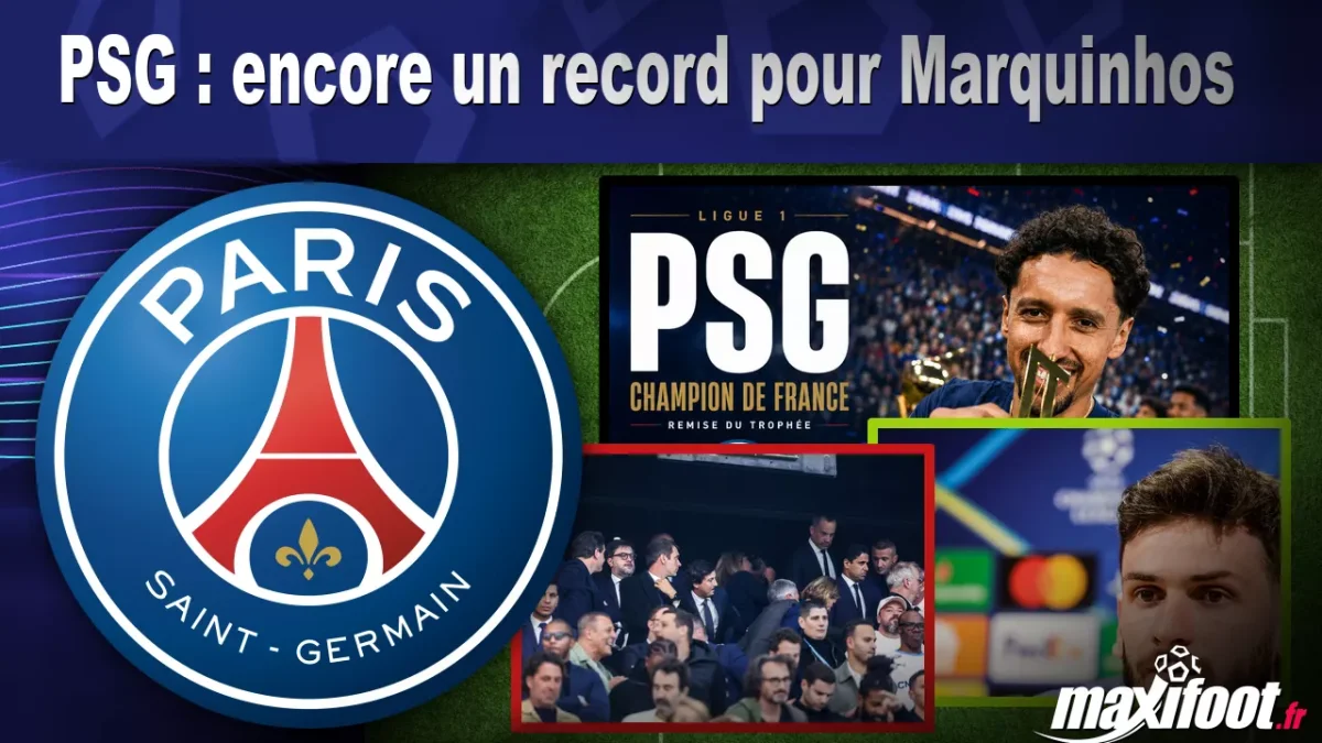 PSG : encore un record pour Marquinhos