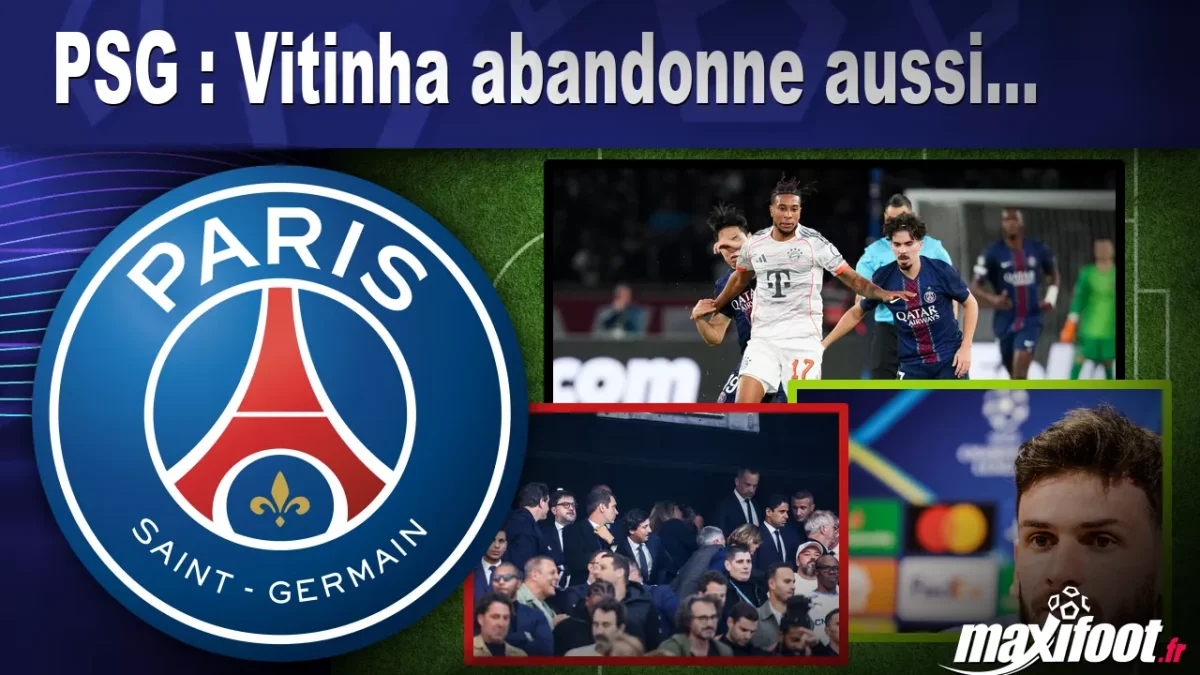 PSG : Vitinha abandonne aussi...
