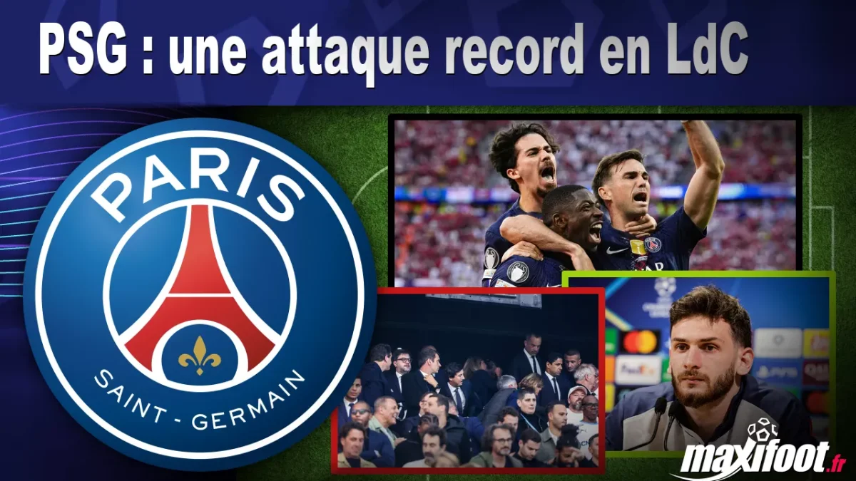 PSG : une attaque record en LdC
