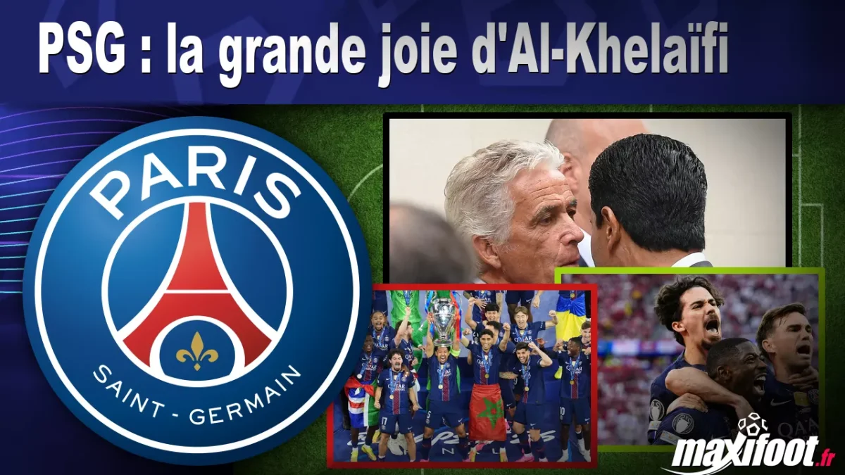 PSG : la grande joie d'Al-Khelaïfi
