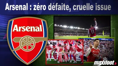 Arsenal : zéro défaite, cruelle issue