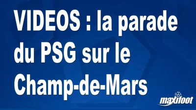 la parade du PSG sur le Champ-de-Mars