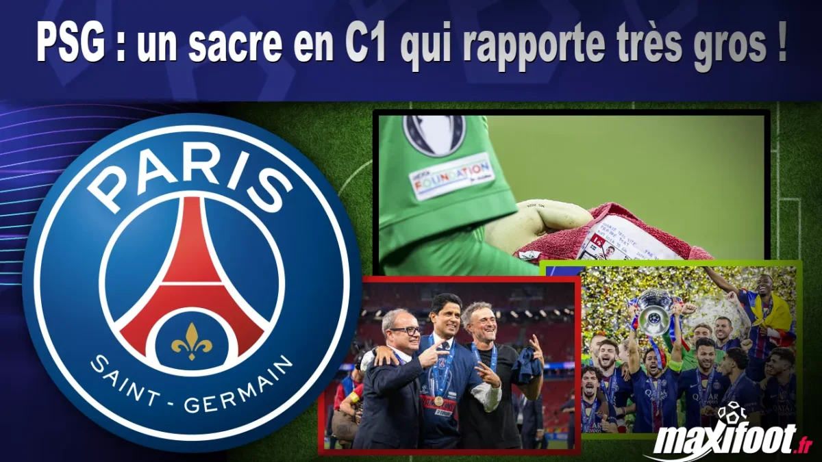 PSG : un sacre en C1 qui rapporte très gros !