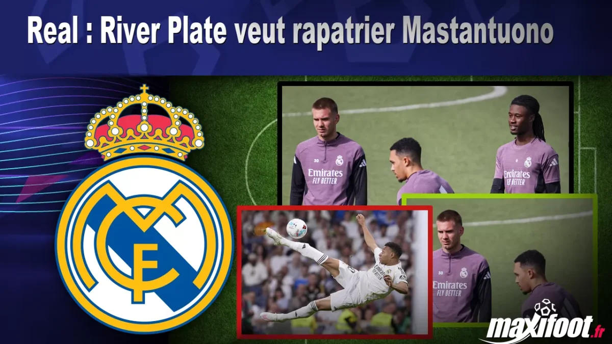 Mercato Real : River Plate veut rapatrier Mastantuono