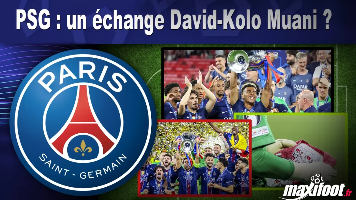 Mercato PSG : un échange David-Kolo Muani ?