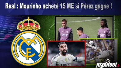 Real : Mourinho acheté 15 M€ si Pérez gagne !