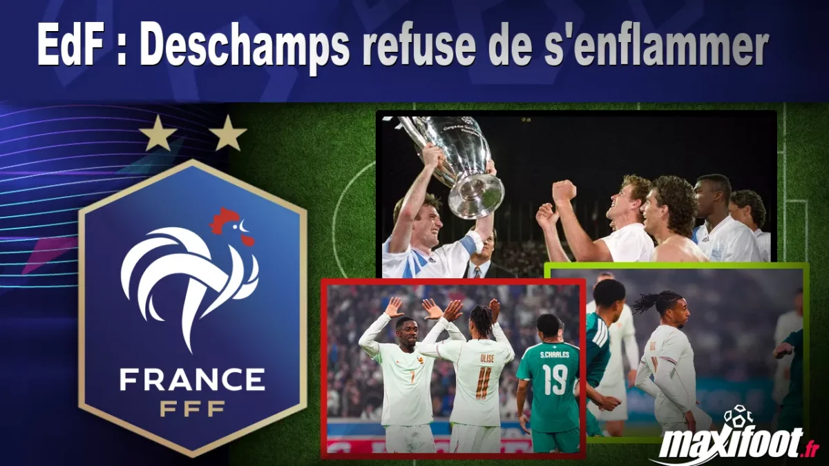 EdF : Deschamps refuse de s'enflammer
