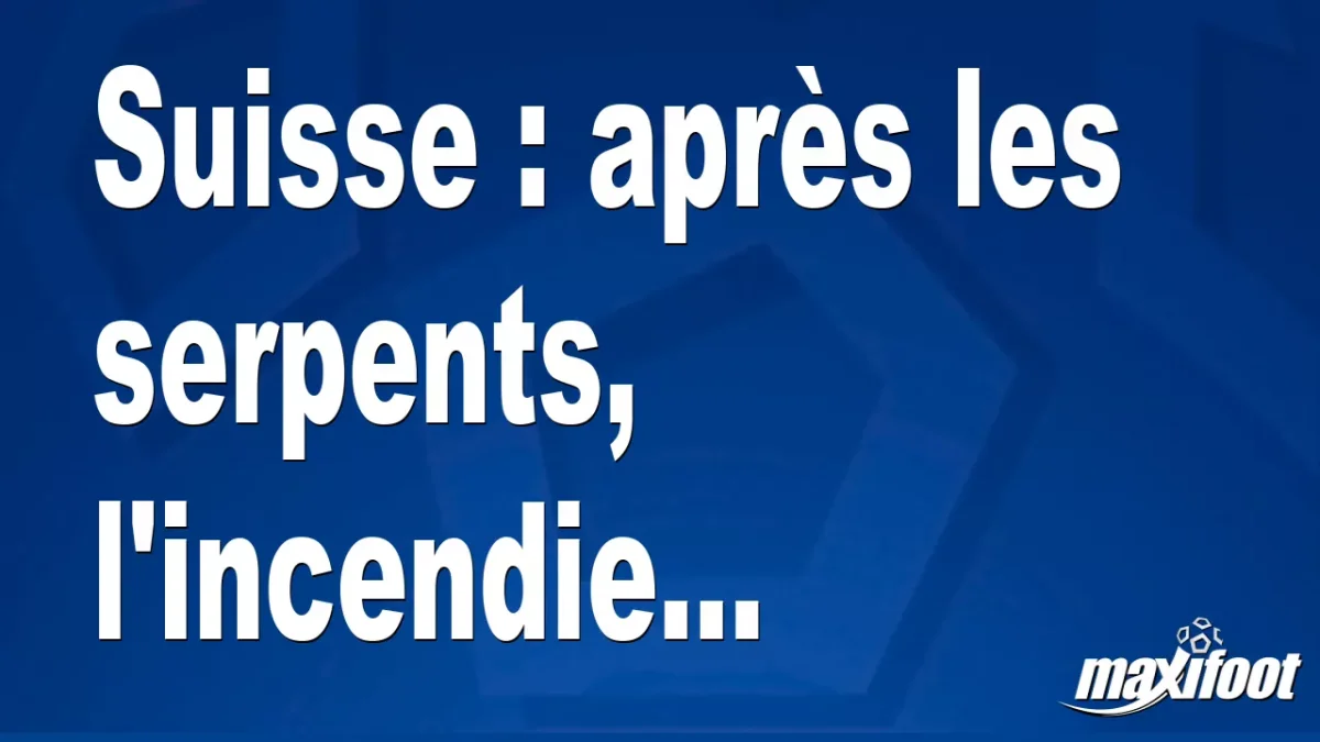 Suisse : après les serpents, l'incendie...
