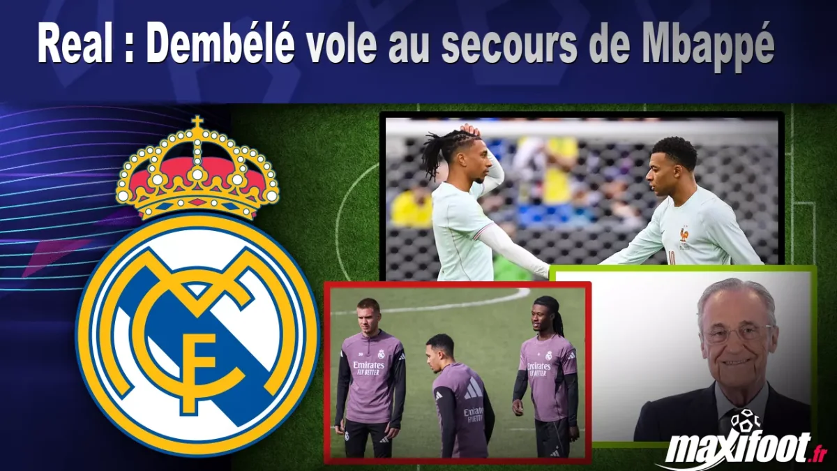 Real : Dembélé vole au secours de Mbappé