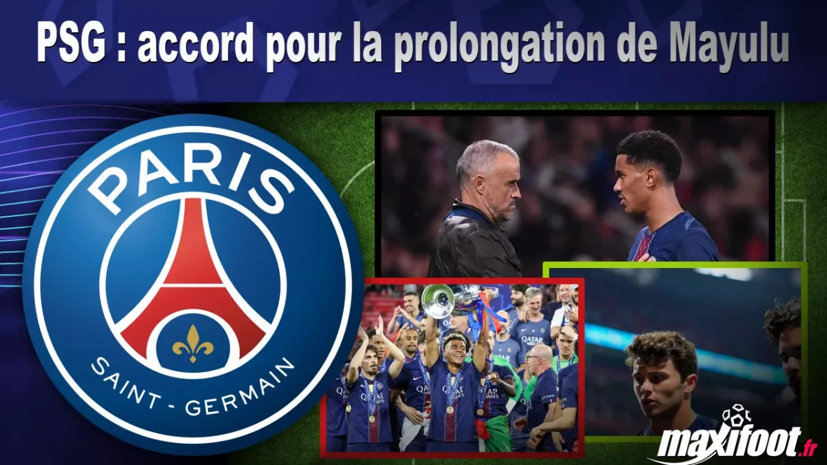Mercato PSG : accord pour la prolongation de Mayulu