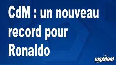 CdM : un nouveau record pour Ronaldo