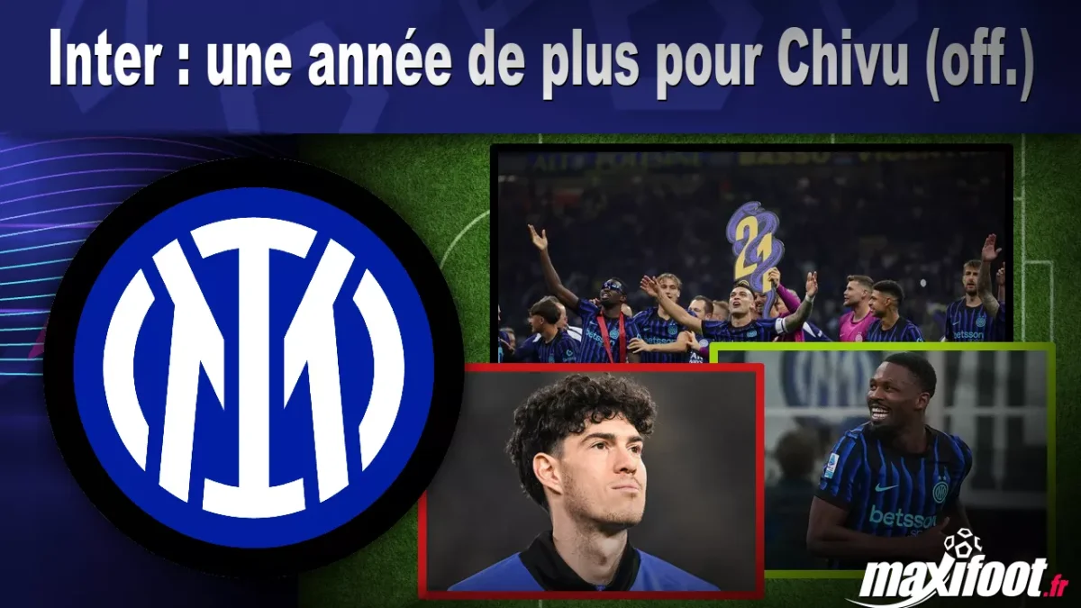 Inter : une année de plus pour Chivu (off.)