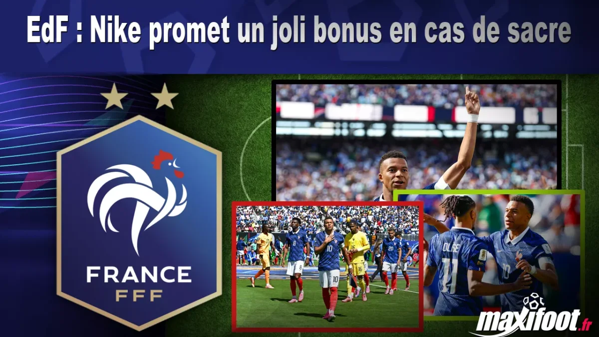 EdF : Nike promet un joli bonus en cas de sacre