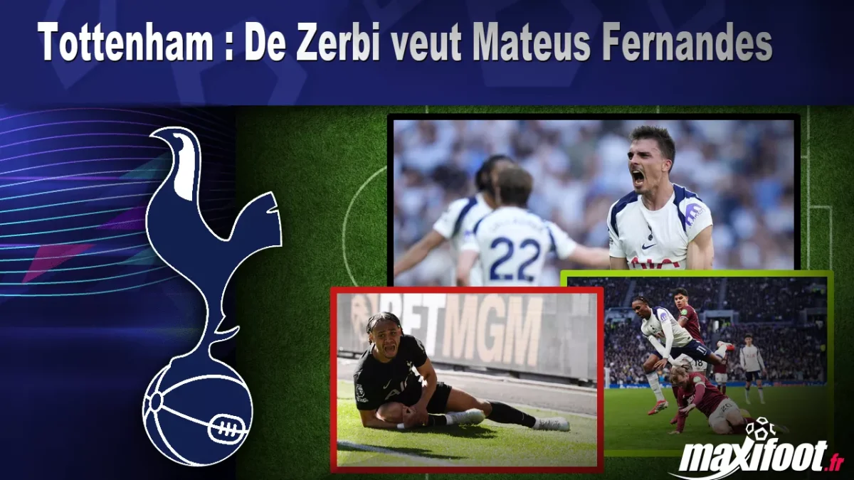 Mercato Tottenham : De Zerbi veut Mateus Fernandes