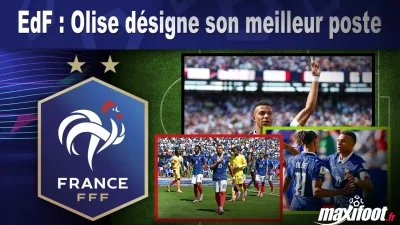 EdF : Olise désigne son meilleur poste
