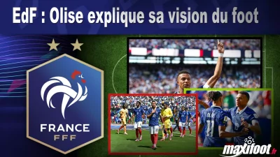 EdF : Olise explique sa vision du foot