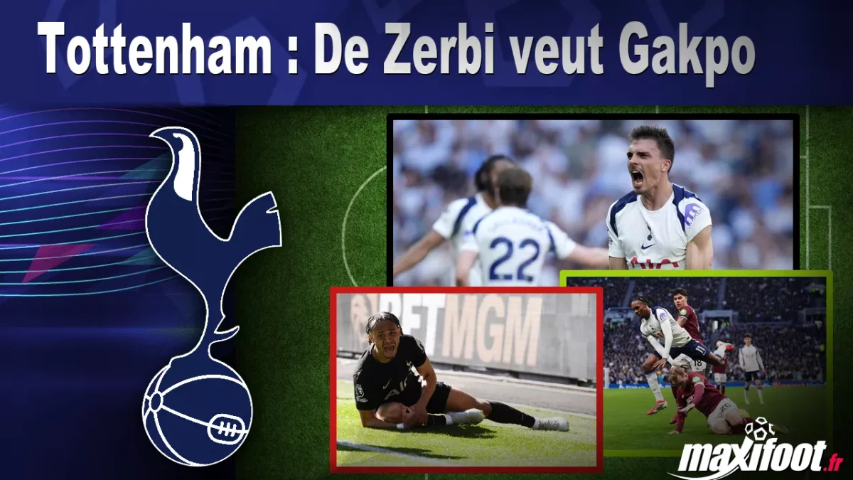 Mercato Tottenham : De Zerbi veut Gakpo