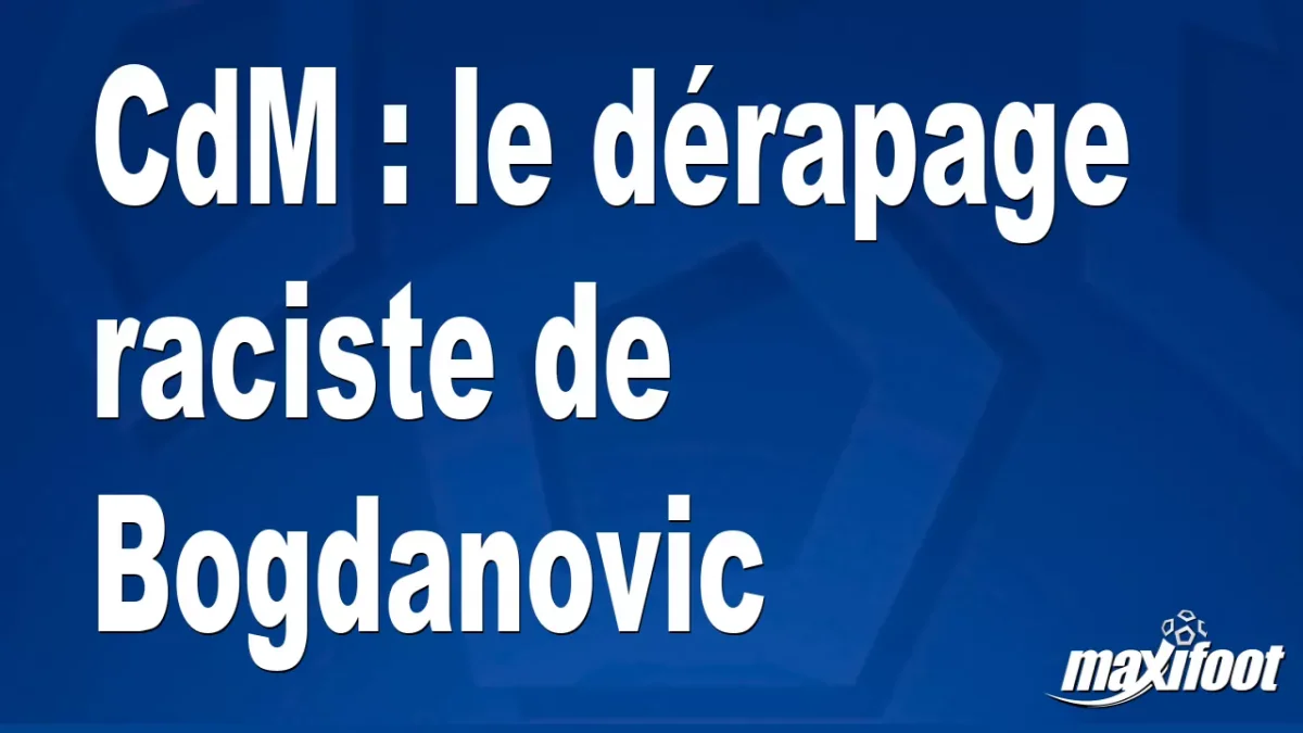 CdM : le dérapage raciste de Bogdanovic