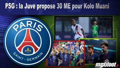Mercato PSG : la Juve propose 30 M€ pour Kolo Muani
