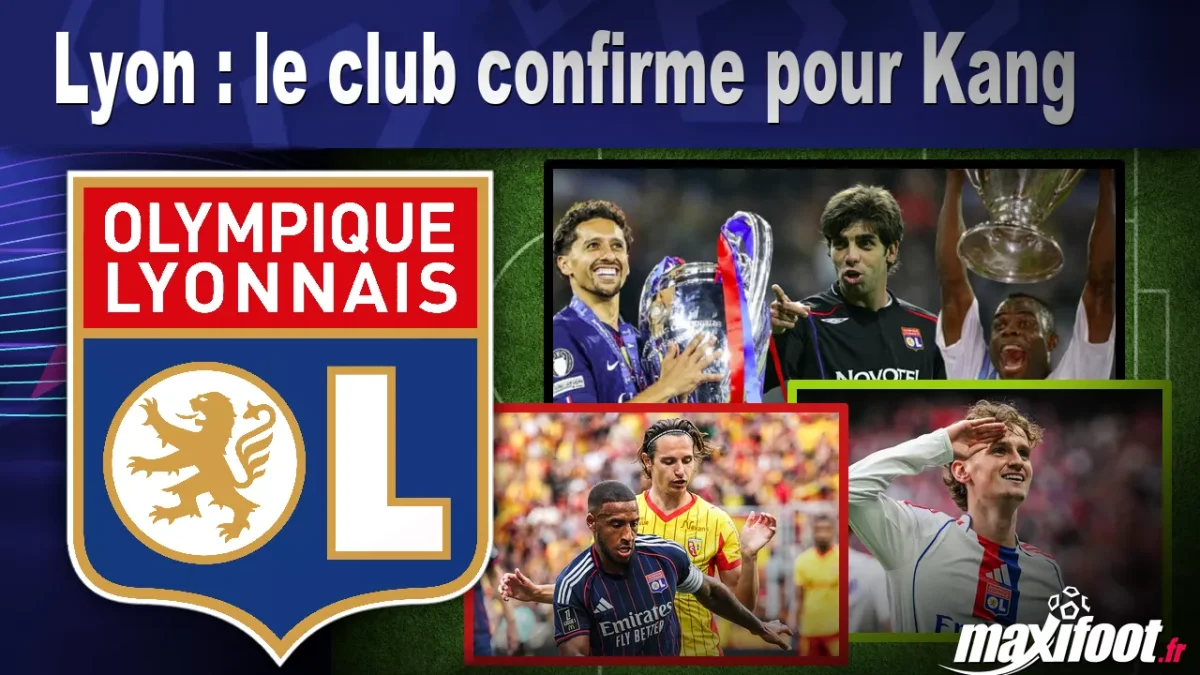 Lyon : le club confirme pour Kang
