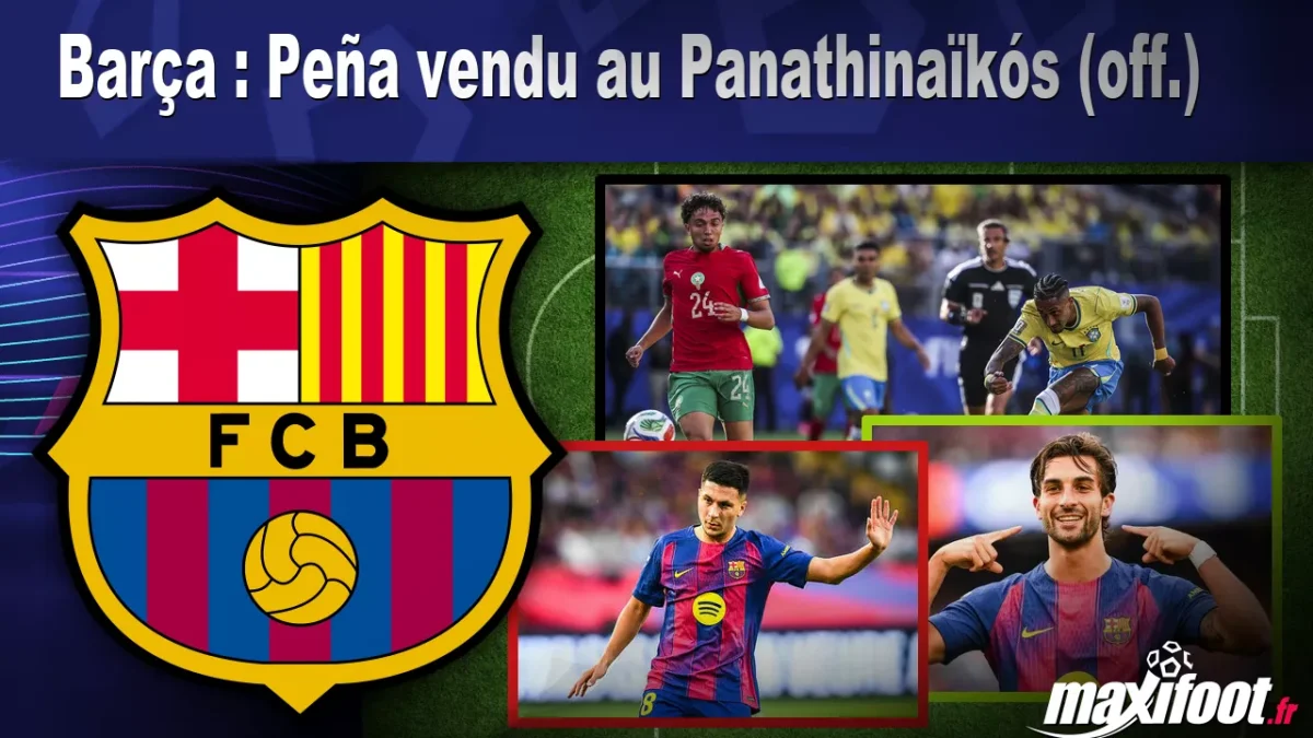 Mercato Barça : Peña vendu au Panathinaïkós (off.)