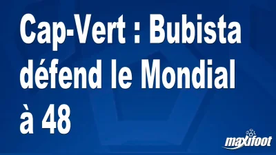 Cap-Vert : Bubista défend le Mondial à 48